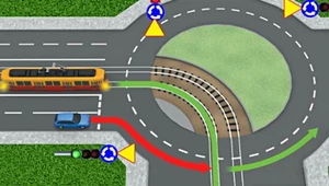 Kiedy tramwaj ma pierwszeństwo na rondzie? Zapomnij o zasadzie równorzędności