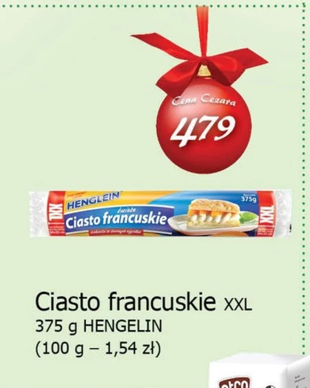 Henglein Świeże ciasto francuskie XXL 375 g