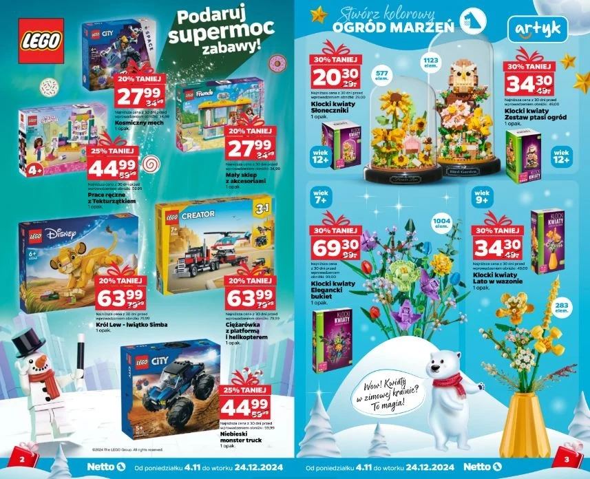 Promocje na klocki LEGO w Netto!