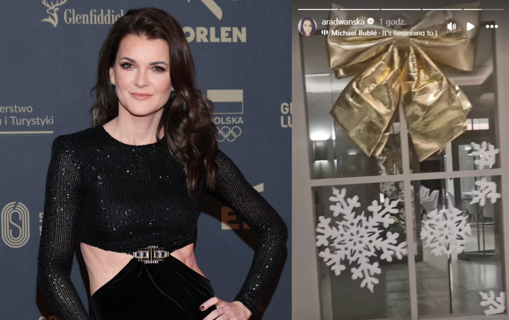 Agnieszka Radwańska przystroiła dom na święta Agnieszka Radwańska przystroiła dom na święta