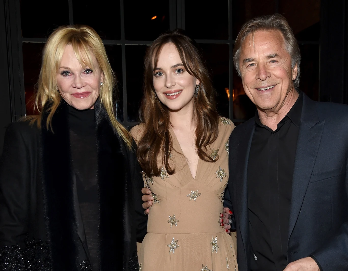 Melanie Griffith, Dakota Johnson i Don Johnson Melanie Griffith, Dakota Johnson i Don Johnson