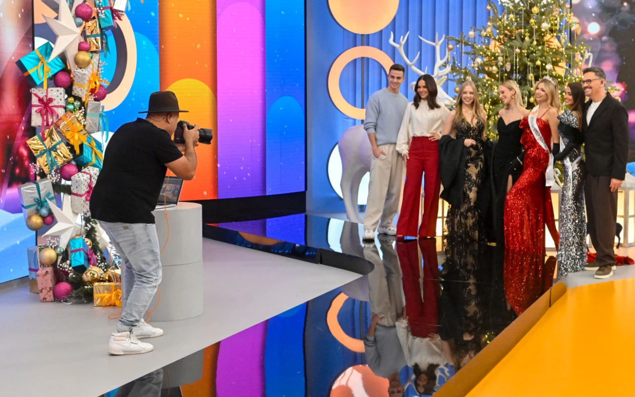 Świąteczna sesja w ''halo tu polsat''