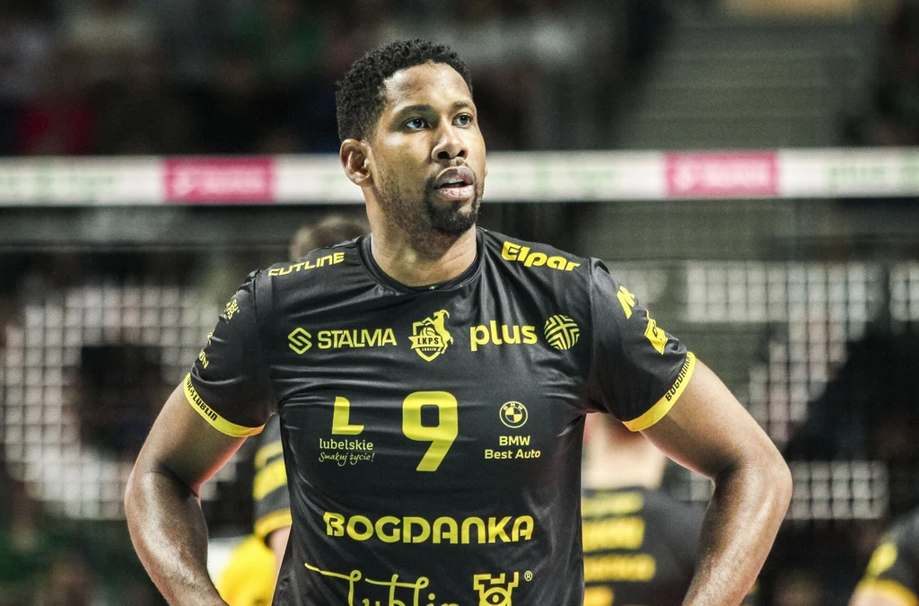 Wilfredo Leon w barwach Bogdanki LUK Lublin Wilfredo Leon w barwach Bogdanki LUK Lublin