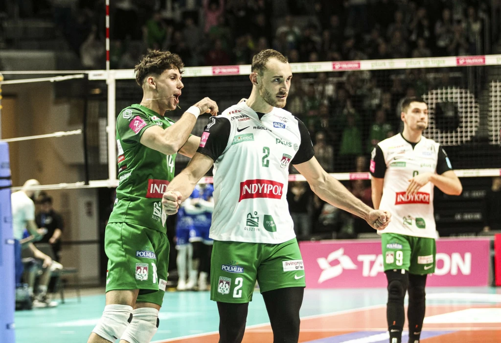 Kuba Hawryluk (z lewej) i Moritz Karlitzek z Indykpolu AZS Olsztyn