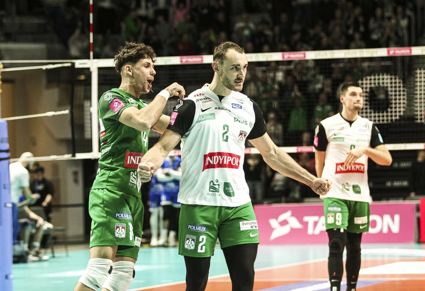 Kuba Hawryluk (z lewej) i Moritz Karlitzek z Indykpolu AZS Olsztyn