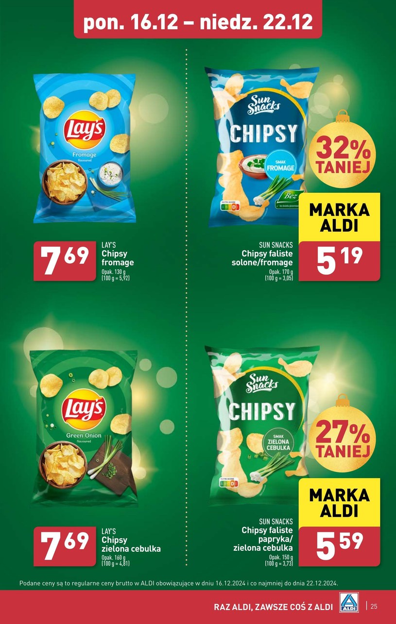 Gazetka: Świąteczne smaki z Aldi - strona 25