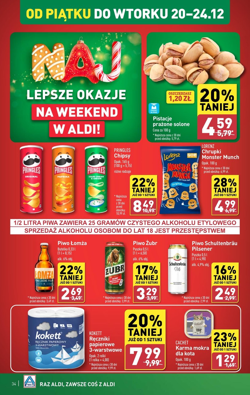 Gazetka: Świąteczne smaki z Aldi - strona 34