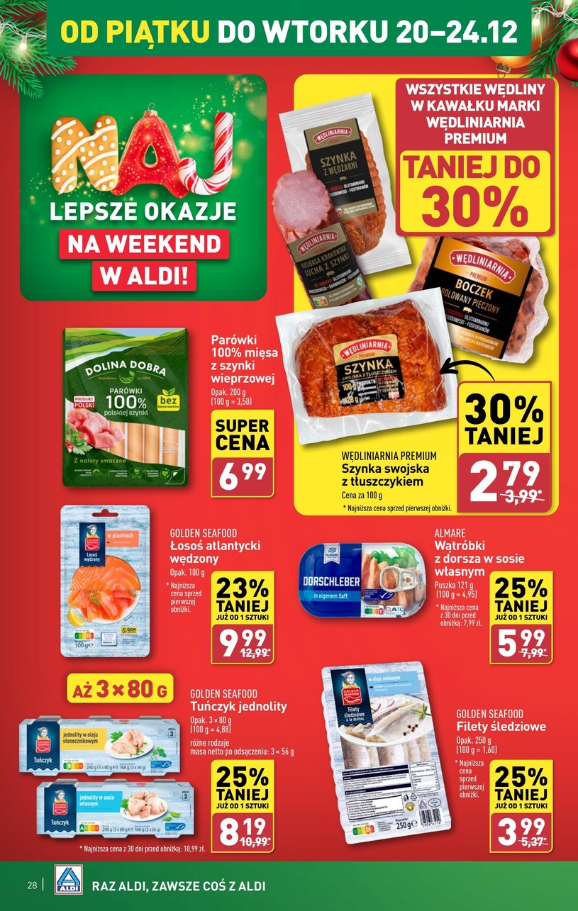 Gazetka: Świąteczne smaki z Aldi - strona 28