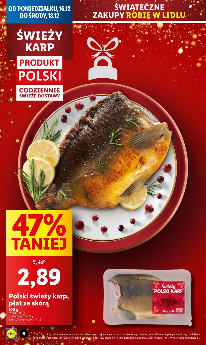 Gazetka: Tanie święta pełne smaku - Lidl - strona 6