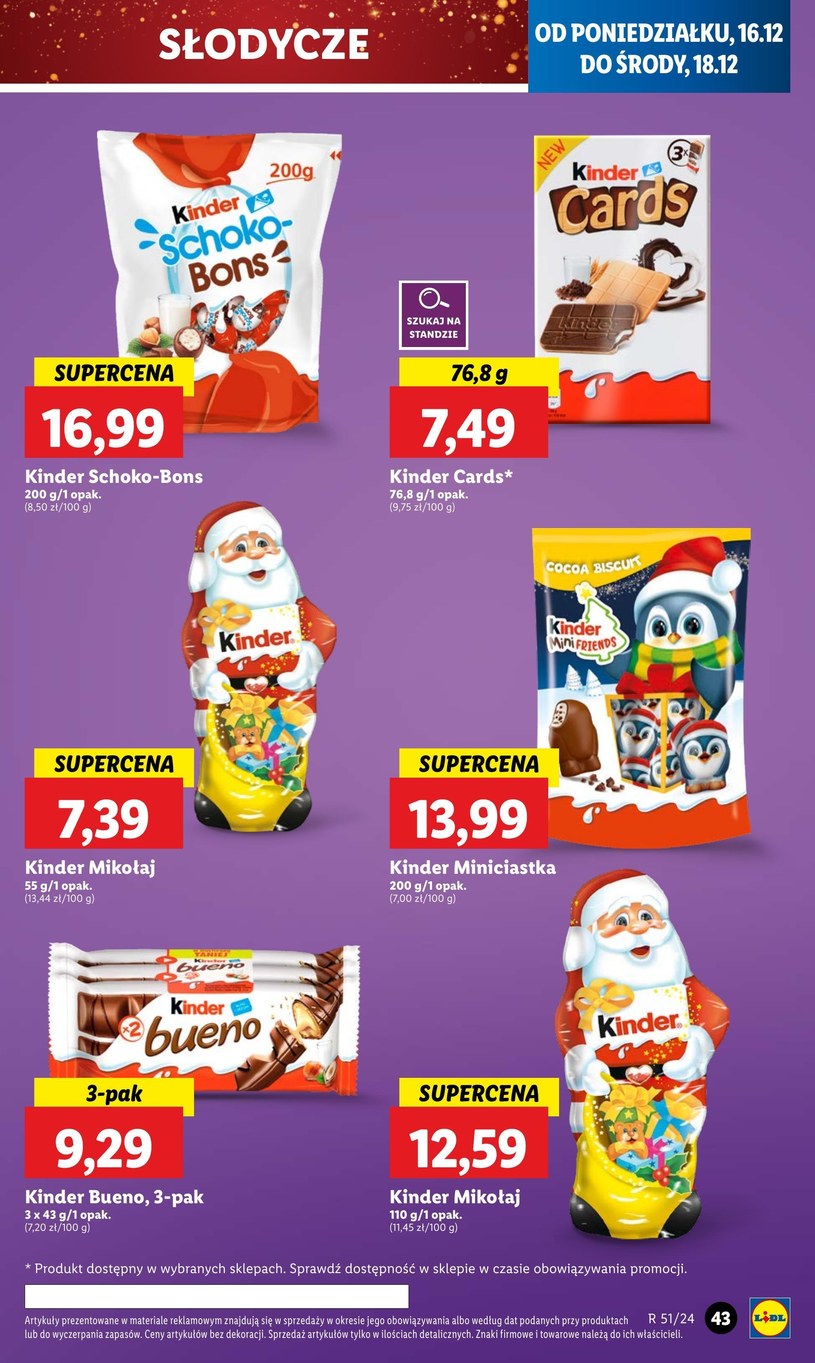 Gazetka: Tanie święta pełne smaku - Lidl - strona 49