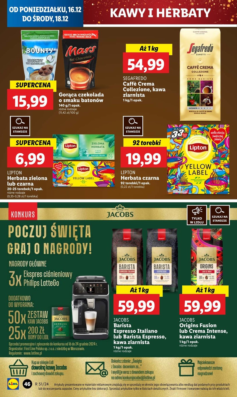 Gazetka: Tanie święta pełne smaku - Lidl - strona 54