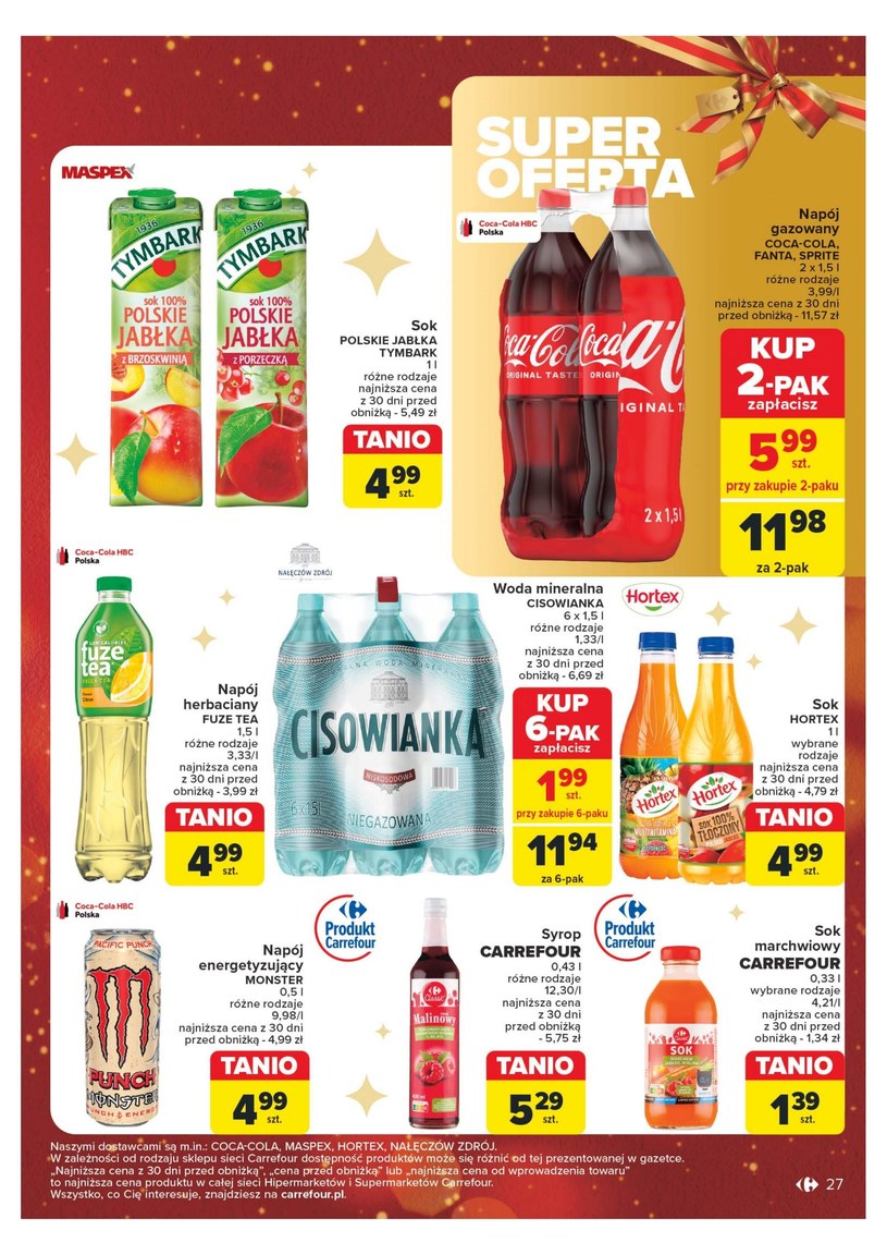 Gazetka: Smaki świąt w super cenie - Carrefour - strona 27