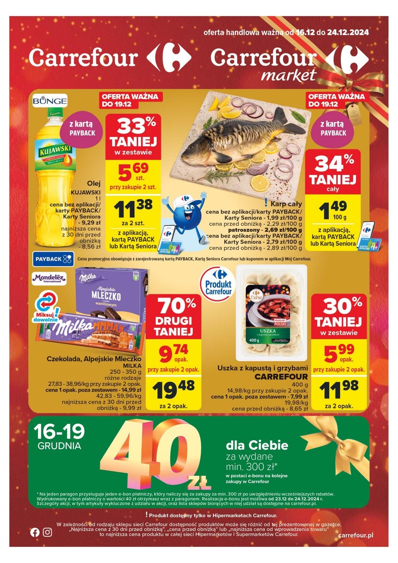 Gazetka promocyjna Carrefour - ważna od 16. 12. 2024 do 24. 12. 2024