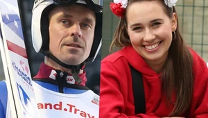 Piotr Żyła i Marcelina Ziętek