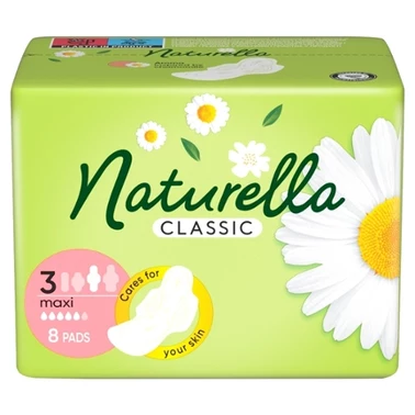 Naturella Classic Maxi Camomile Podpaski ze skrzydełkami x8 - 1