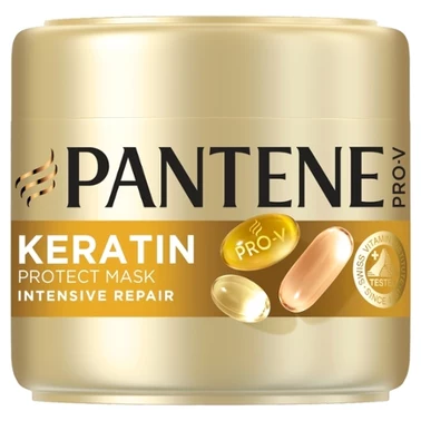 Pantene Pro-V Intensive Repair Keratin Protect Maska do włosów zniszczonych 300 ml - 0