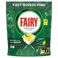 Fairy Original Cytryna Kapsułki do zmywarki All In One, 41 tabletek