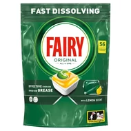 Fairy Original Cytryna Kapsułki do zmywarki All In One, 56 tabletek