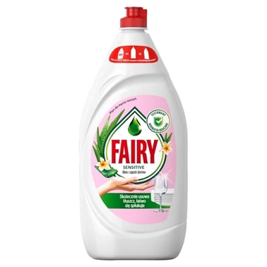 Fairy Skóra wrażliwa Aloe Vera & Pink Jasmine Płyn do mycia naczyń, delikatny dla skóry 1350 ML - 0