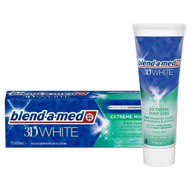 Blend-a-med 3D White Extreme Mint Kiss Pasta do zębów 75ml - 4