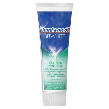 Blend-a-med 3D White Extreme Mint Kiss Pasta do zębów 75ml - 1