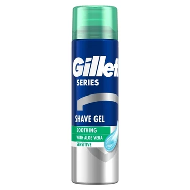 Gillette Series Kojący żel do golenia z aloesem, 200 ml - 0