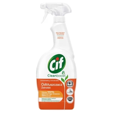 Cif Cleanboost Uniwersalny Odtłuszczacz 750 ml - 0