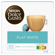 NESCAFÉ Dolce Gusto Flat White Kawa w kapsułkach 187,2 g (16 x 11,7 g)