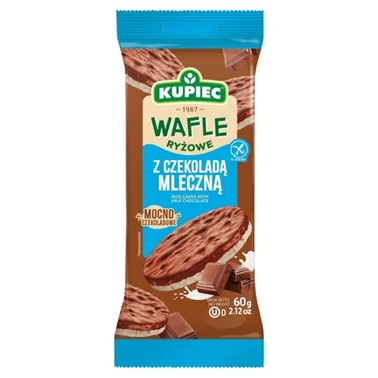 Kupiec Wafle ryżowe z czekoladą mleczną 60 g  - 0