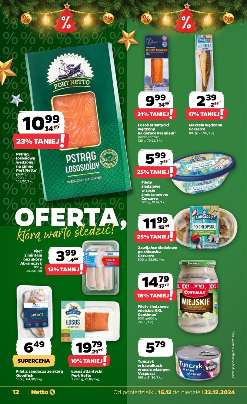 Gazetka: Świąteczne okazje czekają - Netto - strona 12