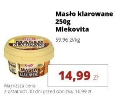 Masło klarowane Mlekovita