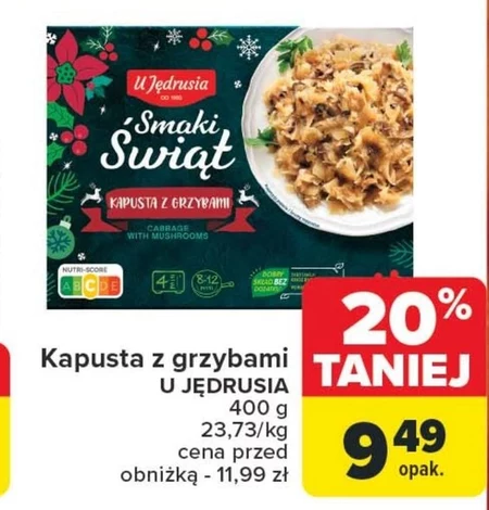 Kapusta z grzybami U Jędrusia