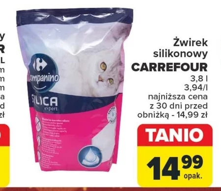 Żwirek silikonowy Carrefour