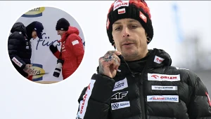 Thomas Thurnbichler wyjaśnił, dlaczego on i Maciej Maciusiak powtórzyli "cieszynkę" Tomasza Pilcha po skoku Jakuba Wolnego