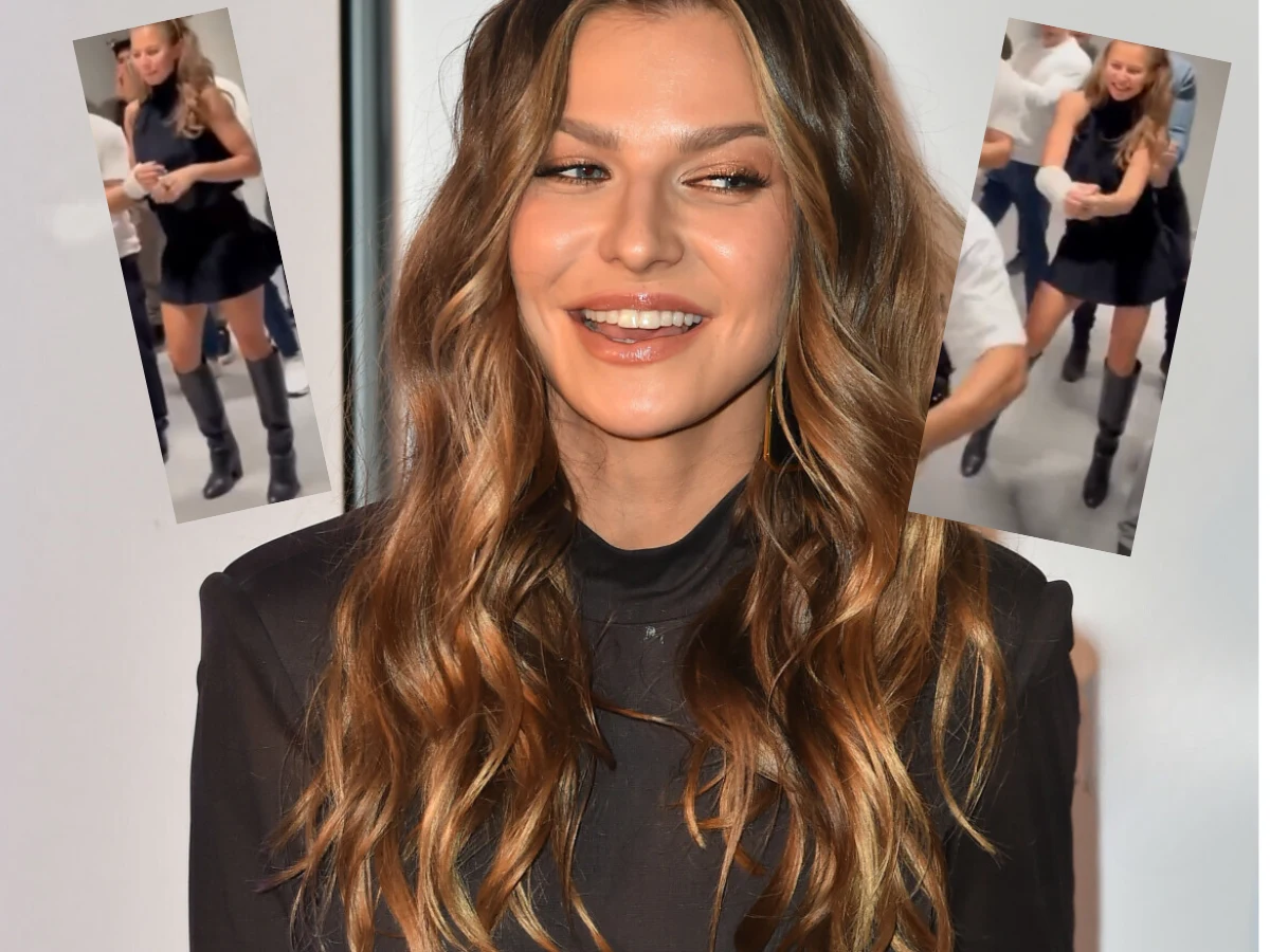 Anna Lewandowska dała czadu na parkiecie