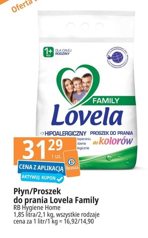 Lovela Family Hipoalergiczny proszek do prania do kolorów 2,1 kg niska cena