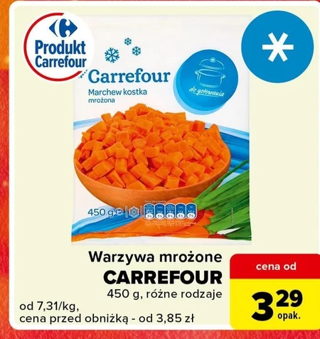 Заморожені овочі Carrefour