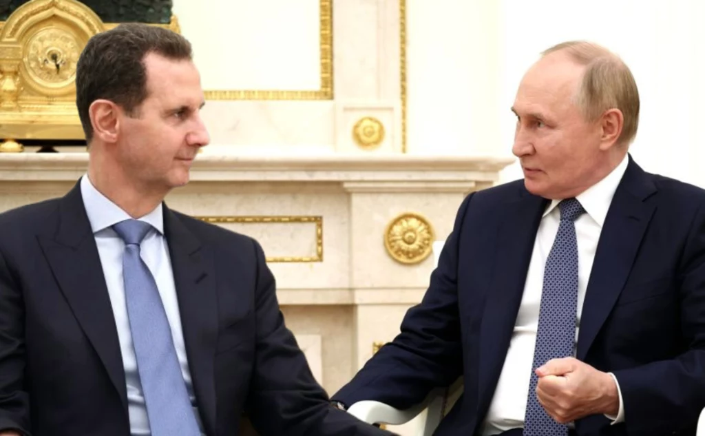 Syryjski dyktator Baszar al-Asad i rosyjski dyktator Władimir Putin