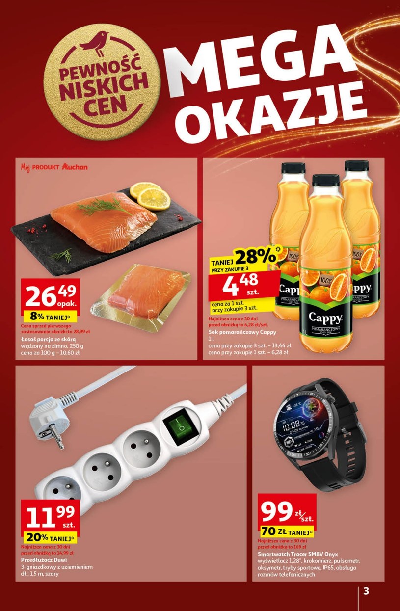 Gazetka: Świąteczne mega okazje! - Auchan - strona 3