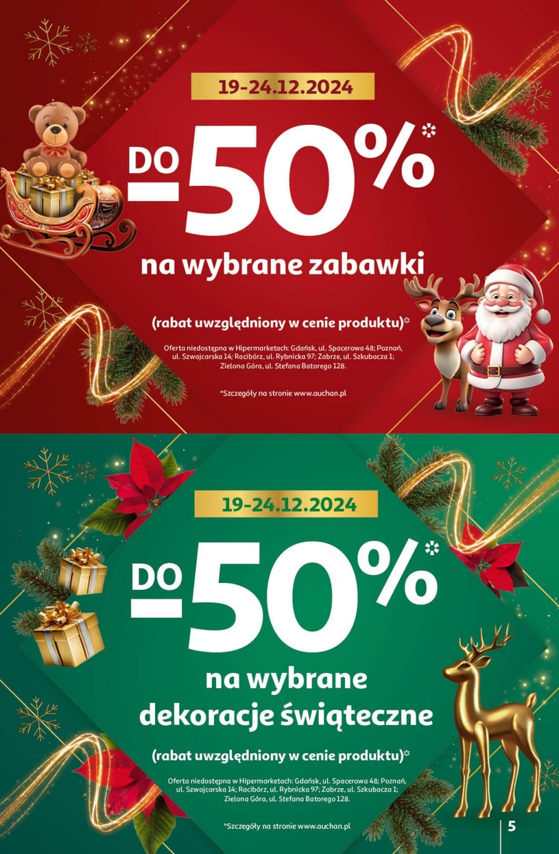 Gazetka: Świąteczne mega okazje! - Auchan - strona 5