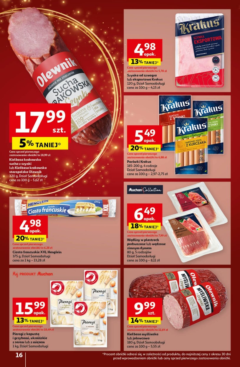 Gazetka: Świąteczne mega okazje! - Auchan - strona 18