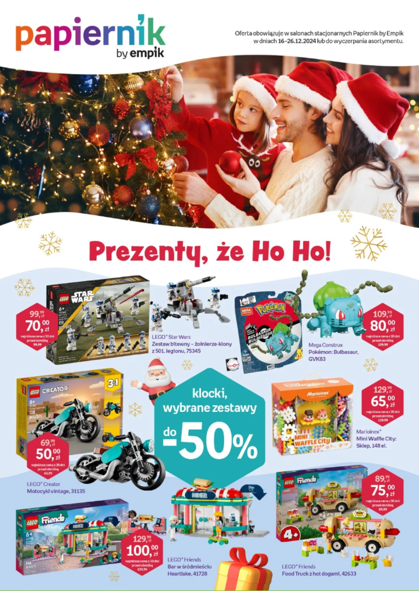 Gazetka promocyjna Papiernik by Empik - ważna od 16. 12. 2024 do 26. 12. 2024