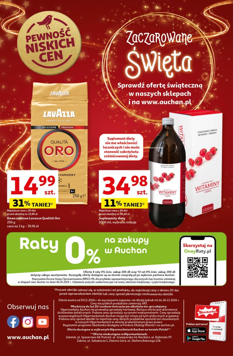 Gazetka: Świąteczne mega okazje! - Auchan - strona 64