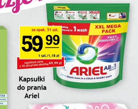 Ariel All-in-1 PODS, kapsułki do prania, 52 prań