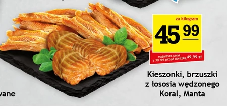 Brzuszki z łososia Manta