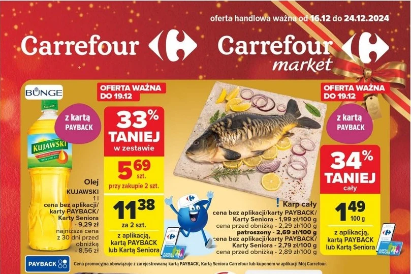 Karp i olej taniej z Kartą Senior 