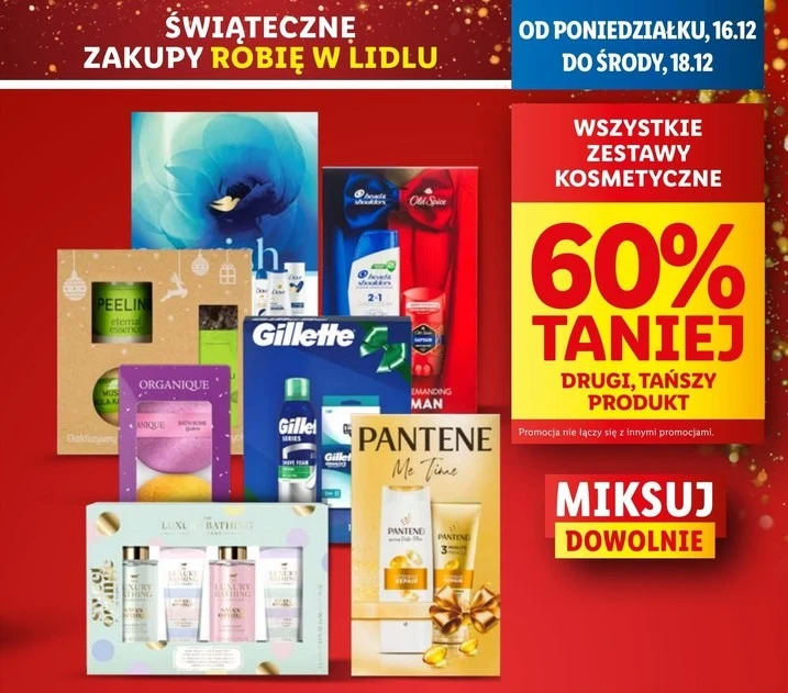 Zestawy kosmetyczne 60% taniej w Lidlu! 