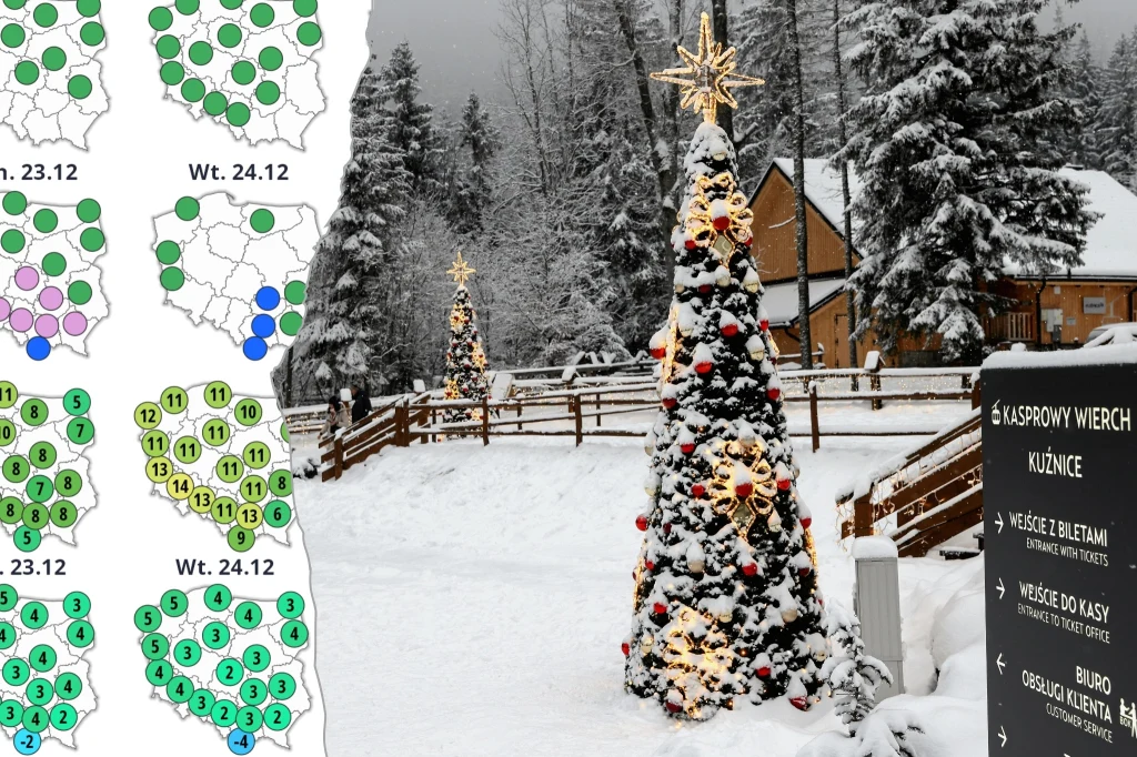 W części kraju pojawia się niewielka szansa na białe Święta Bożego Narodzenia. Przed wigilią się ochłodzi, a na południu i południowym zachodzie spadnie również śnieg. Nie poleży on jednak długo W części kraju pojawia się niewielka szansa na białe Święta Bożego Narodzenia. Przed wigilią się ochłodzi, a na południu i południowym zachodzie spadnie również śnieg. Nie poleży on jednak długo