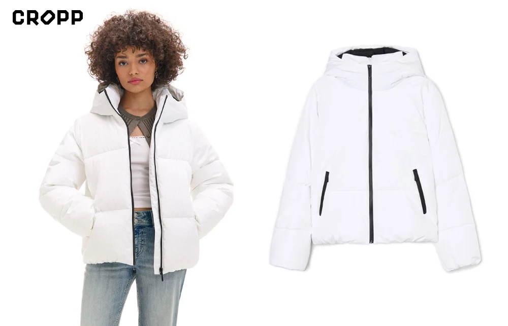 Pufferka, kurtka z puchowym wypełnieniem oraz dużymi pikowaniam