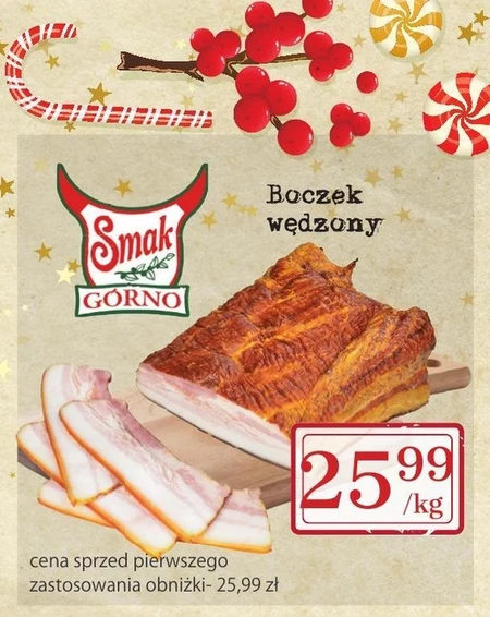 Boczek wędzony ZM Smak Górno